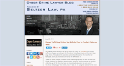 Desktop Screenshot of cybercrimelawyerblog.com
